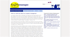 Desktop Screenshot of key2montenegro.net